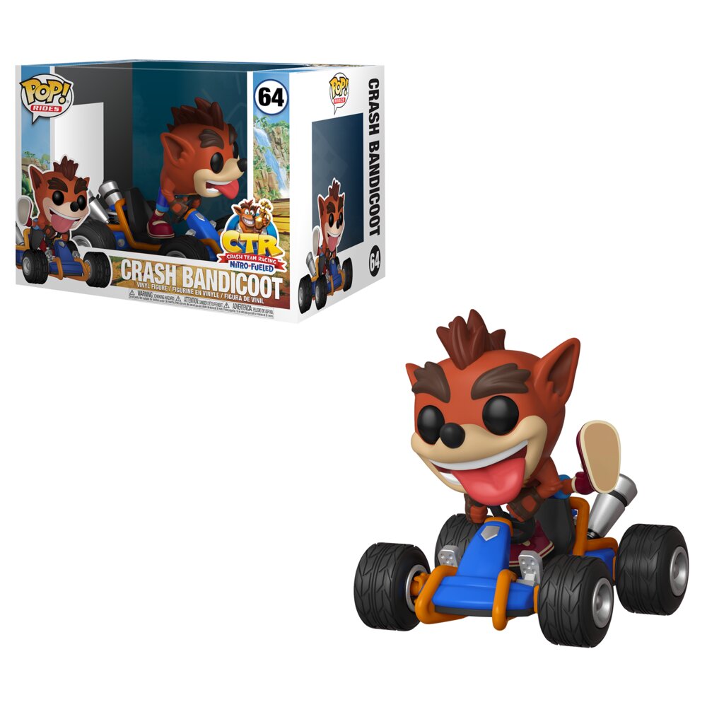 Funko POP Games Riders: Crash Team Racing - Crash Bandicoot